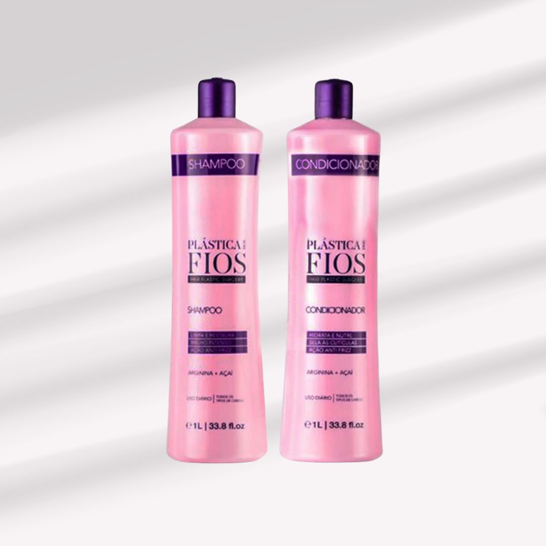 Plastica Dos Fios Shampoo and Conditioner Duo Litro