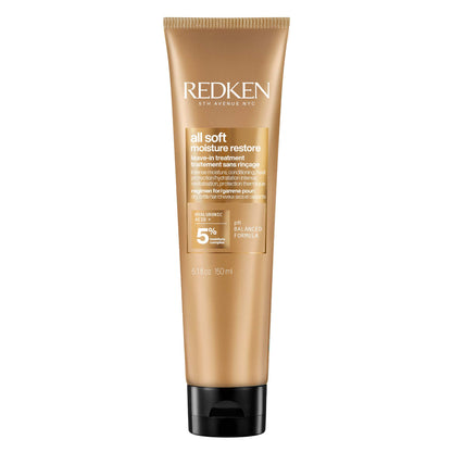 Redken All Soft Moisture Restore Leave-In Treatment Powered by Hyaluronic Acid